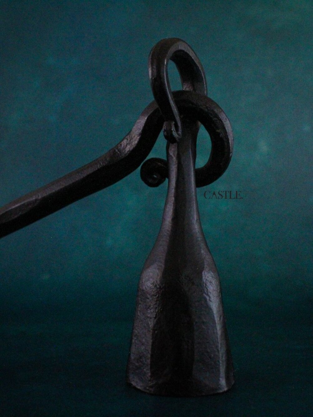 CASTLE. Black Iron Candle Snuffer – Artisan Crafted | 8" Long - Picture 3 of 3